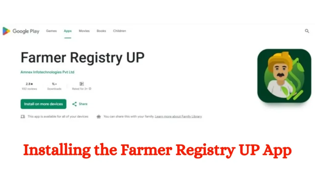 Installing the Farmer Registry UP App